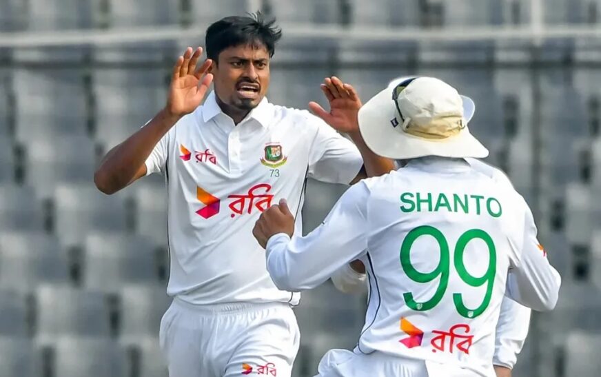 তাইজুলের ৫ উইকেটের পরও পিছিয়ে বাংলাদেশ