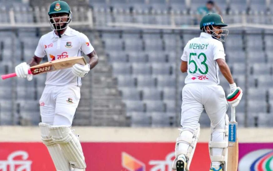 ৮১ রানের লিড নিয়ে ৩য় দিনের খেলা শেষ করলো বাংলাদেশ