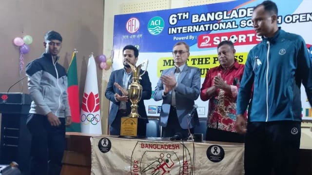 ঢাকায় আন্তর্জাতিক স্কোয়াশ টুর্নামেন্টে অংশ নিচ্ছে ভারত, ভিসা ও টিকিট নিশ্চিত